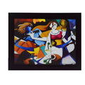 Abstract Figures Design Satin Matt Texture UV Art Painting Kafalo