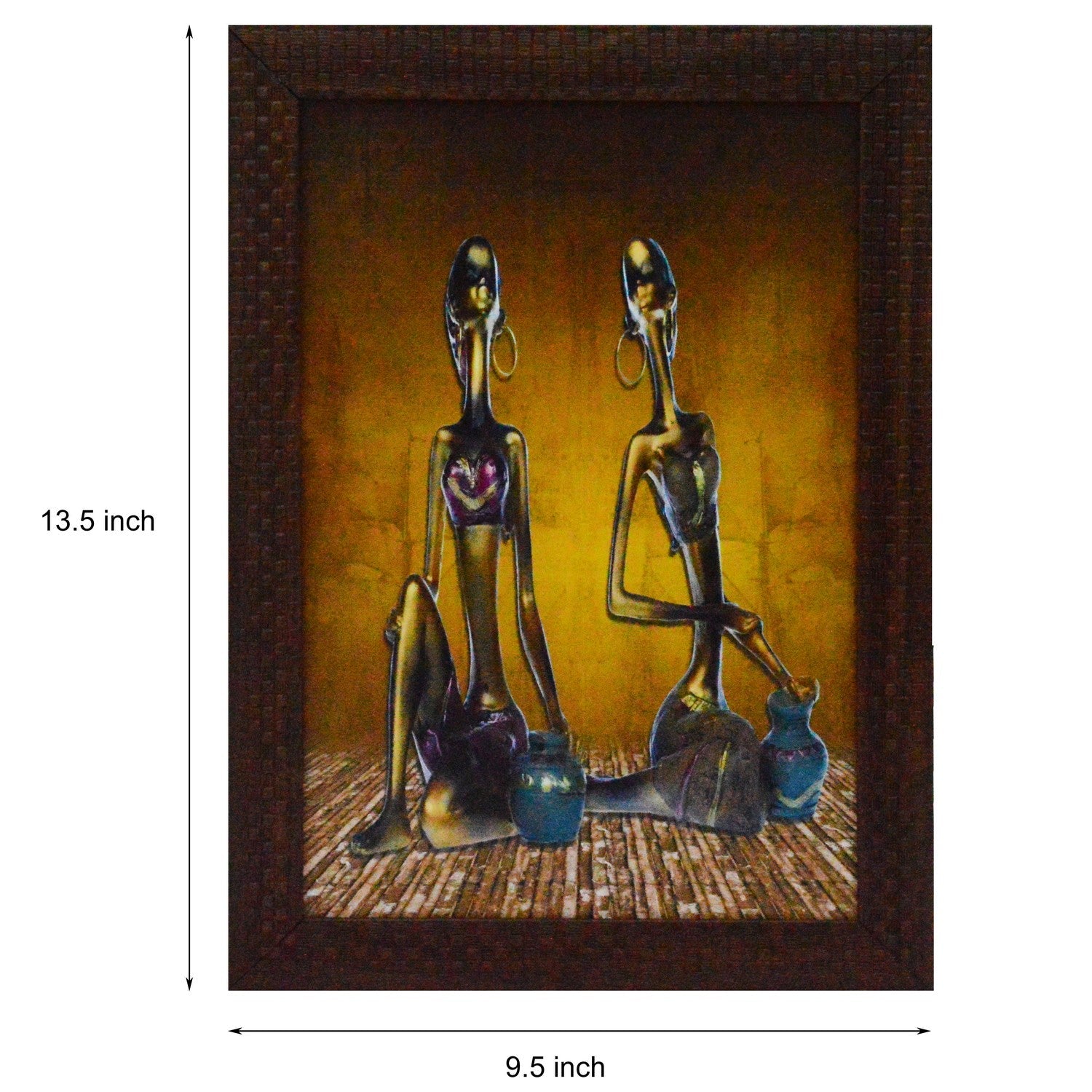 Tribal Lady Satin Matt Texture UV Art Painting Kafalo