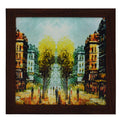 City Scene Satin Matt Texture UV Art Painting Kafalo