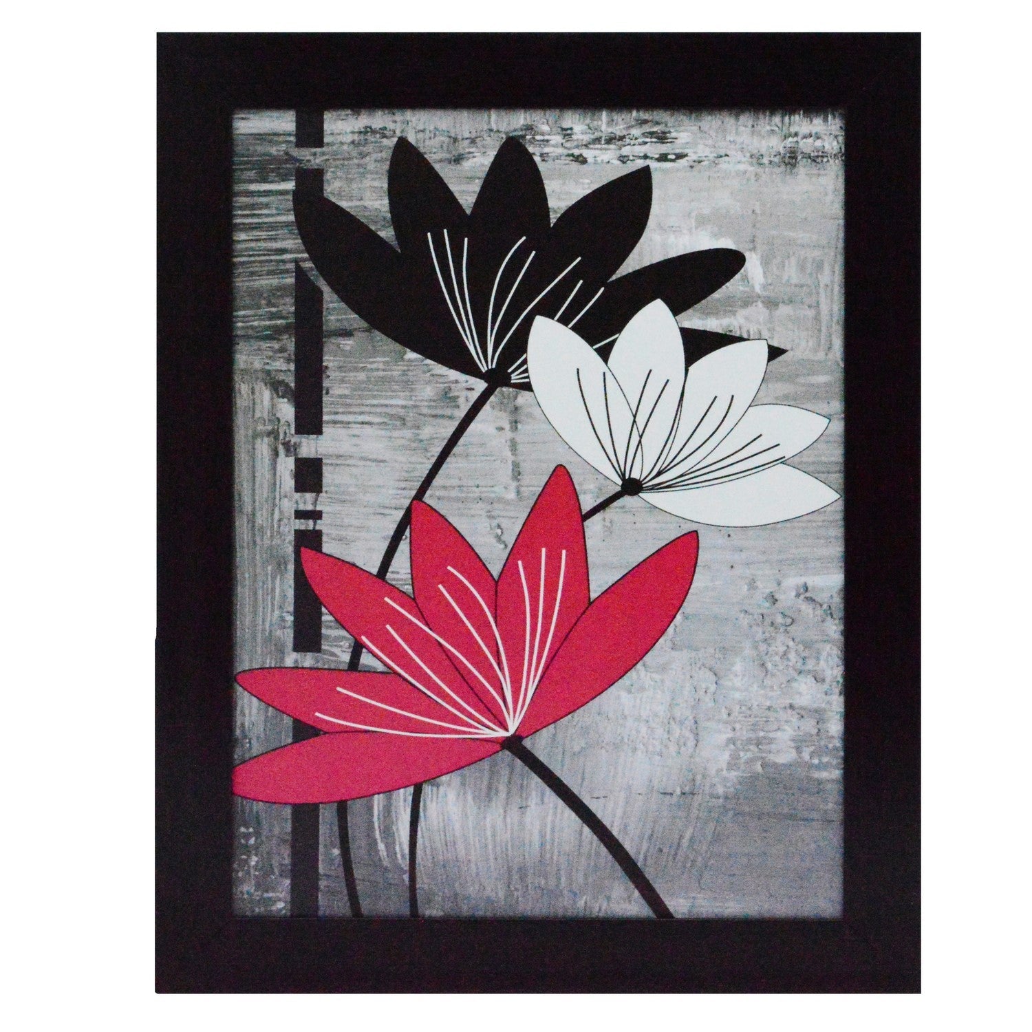 Flowers Design Satin Matt Texture UV Art Painting Kafalo