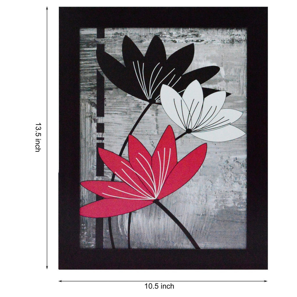 Flowers Design Satin Matt Texture UV Art Painting Kafalo