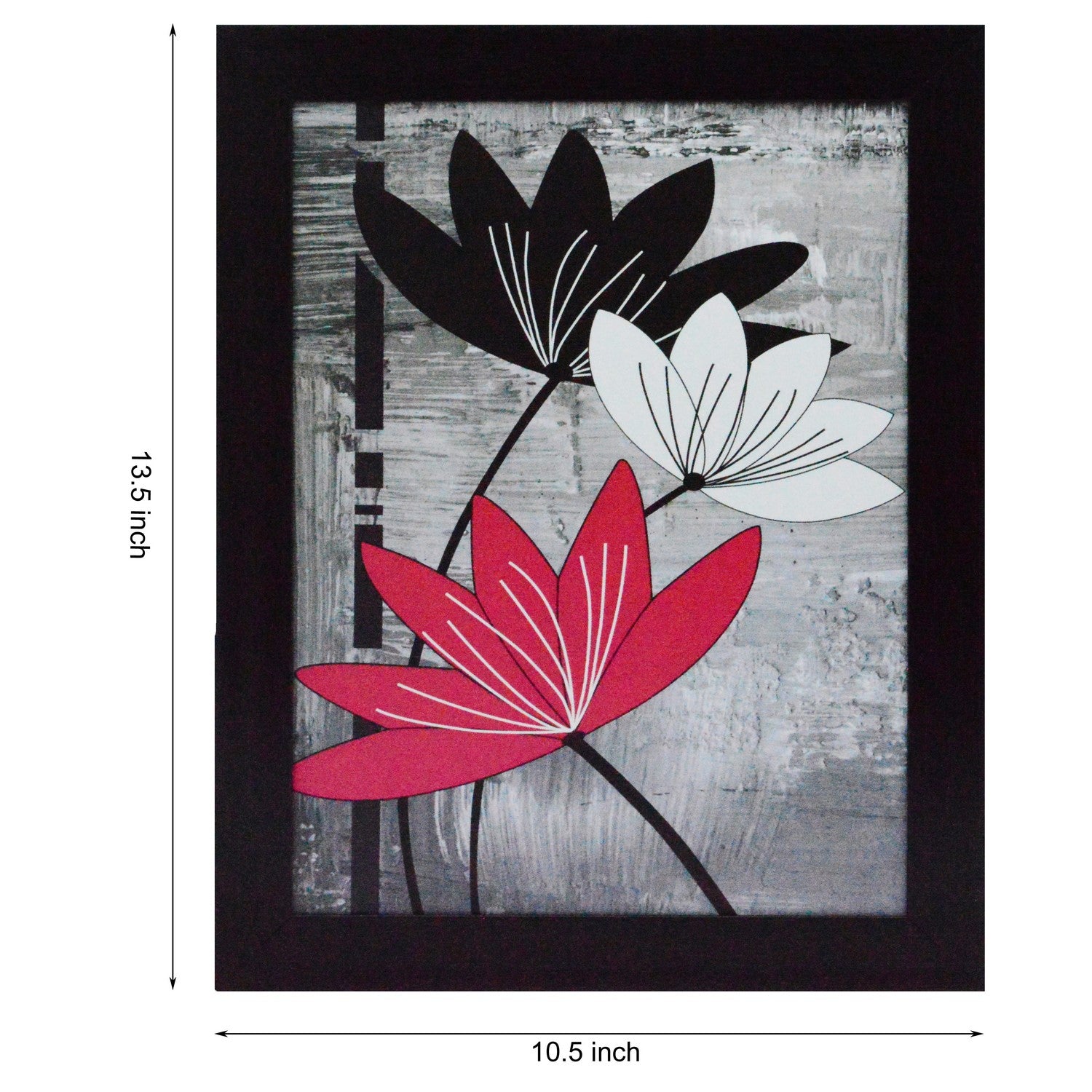 Flowers Design Satin Matt Texture UV Art Painting Kafalo