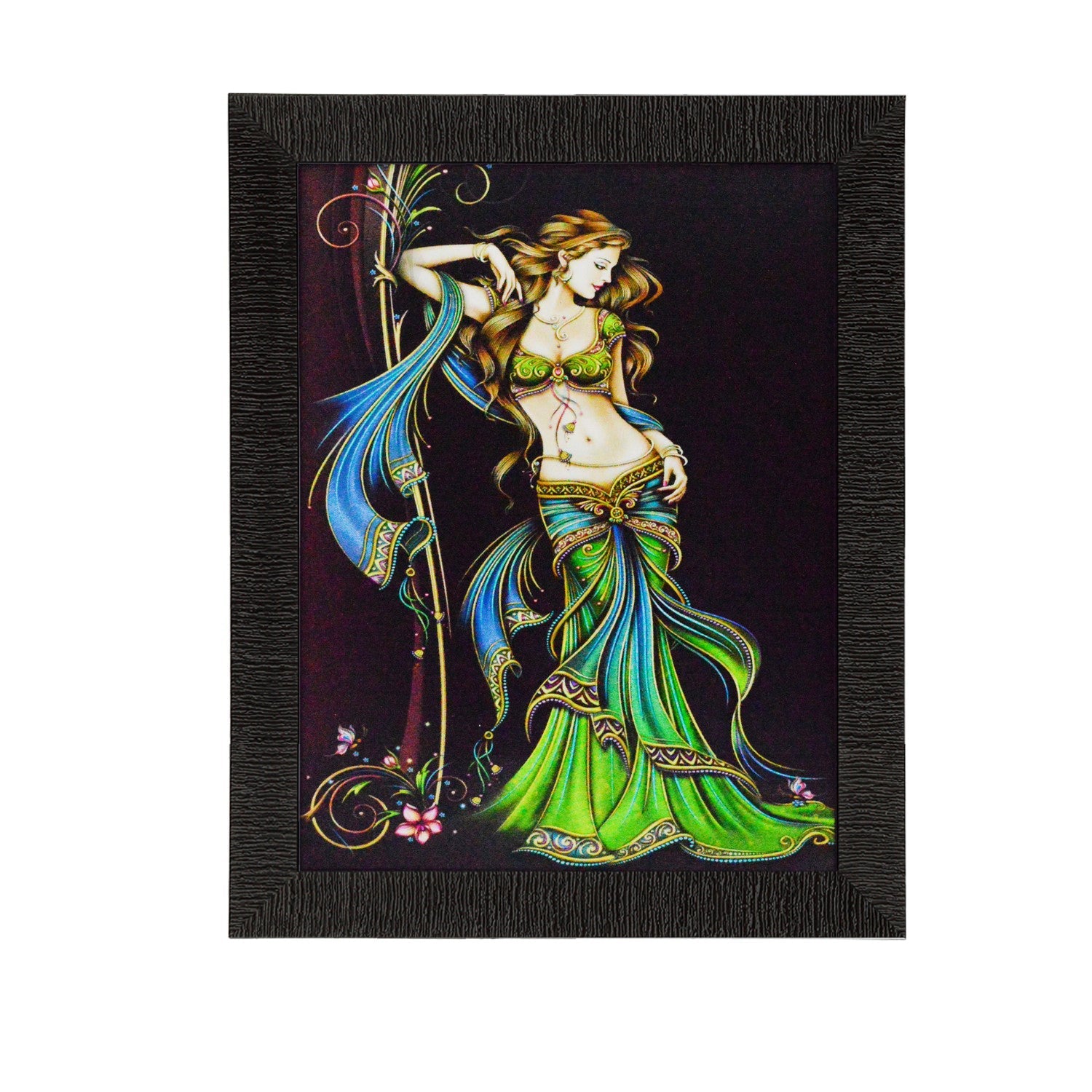 Beautiful Angel Satin Matt Texture UV Art Painting Kafalo