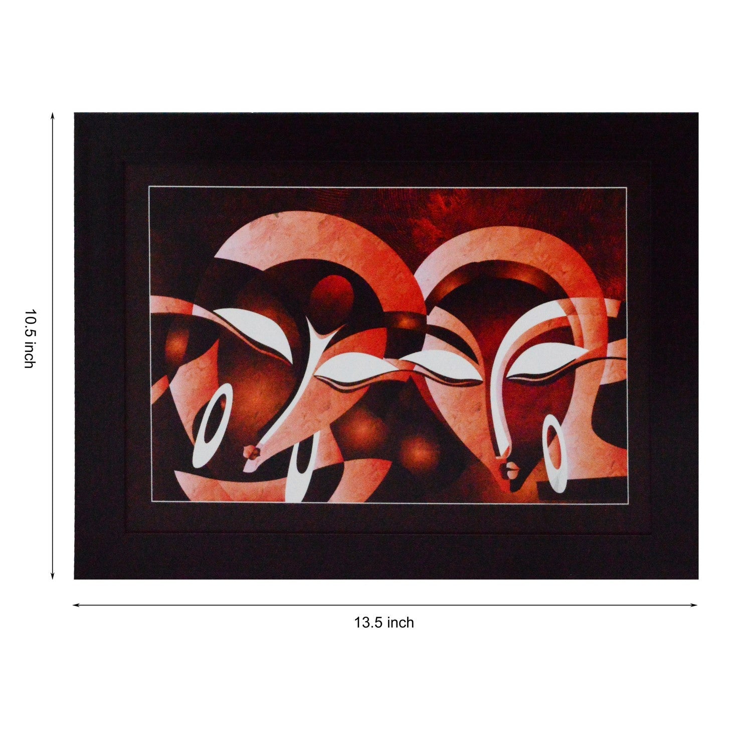 Abstract Figures Satin Matt Texture UV Art Painting Kafalo