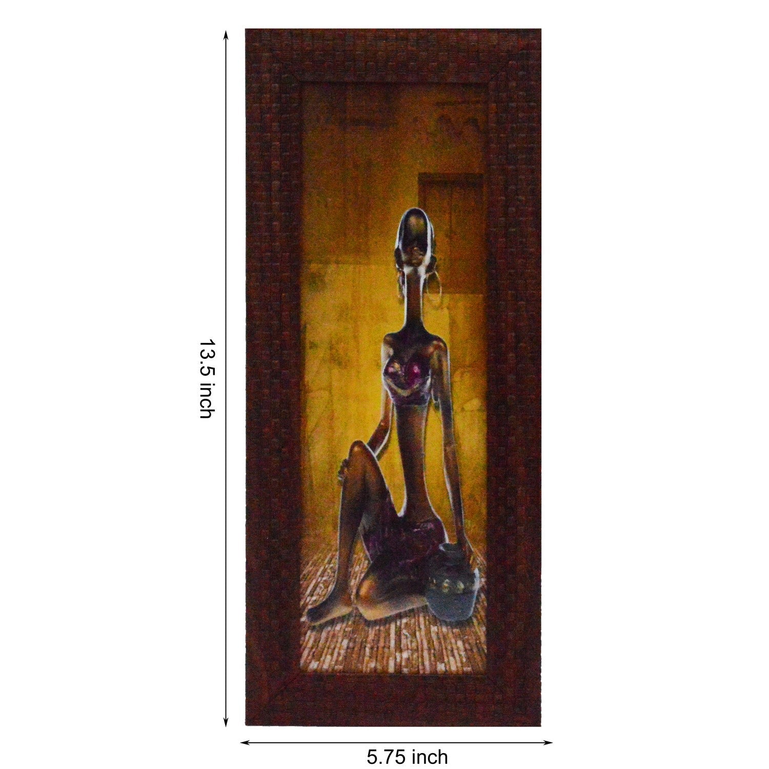 Tribal Lady Design Satin Matt Texture UV Art Painting Kafalo