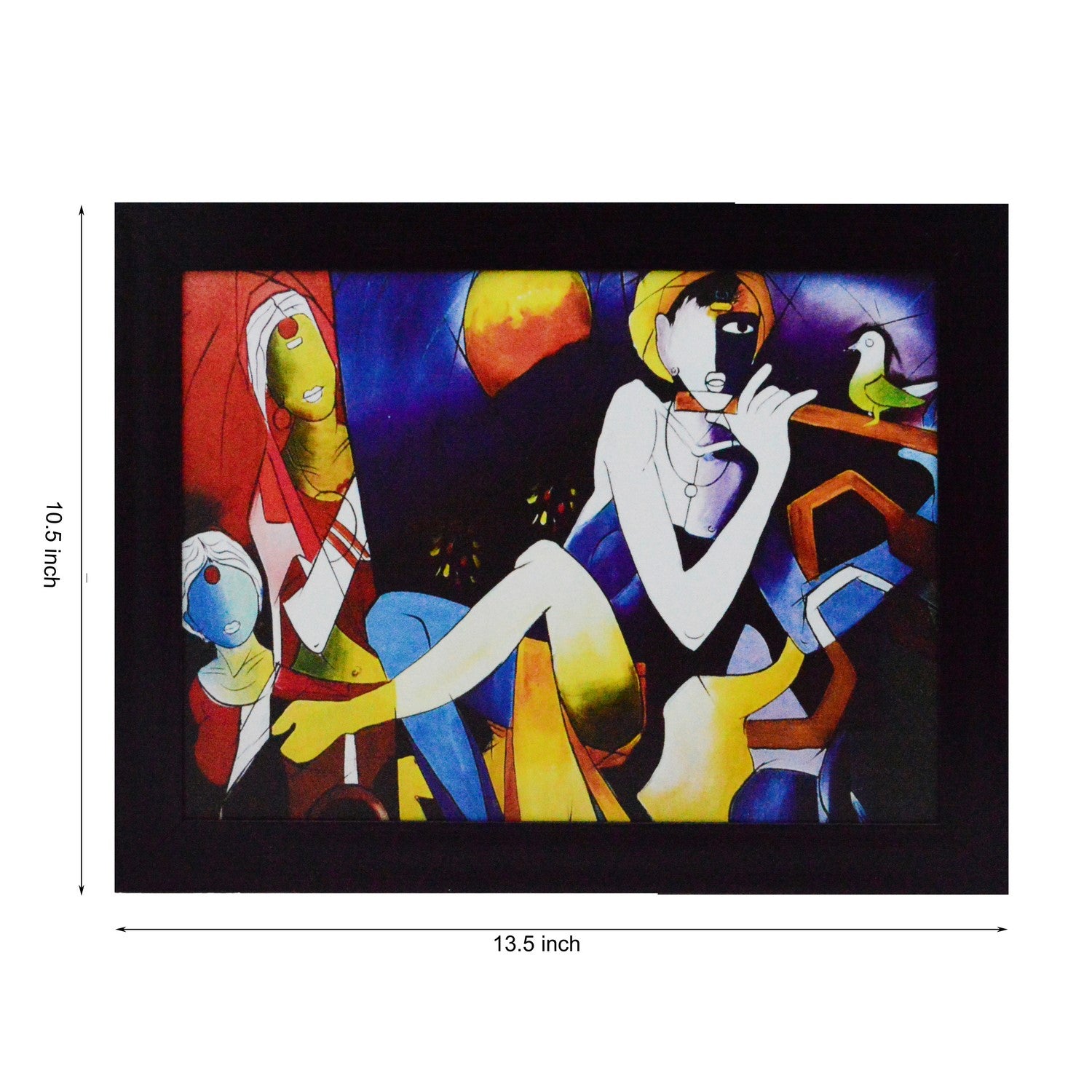 Abstract Figures Satin Matt Texture UV Art Painting Kafalo