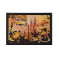 Pot Making Village Scene Satin Matt Texture UV Art Painting Kafalo