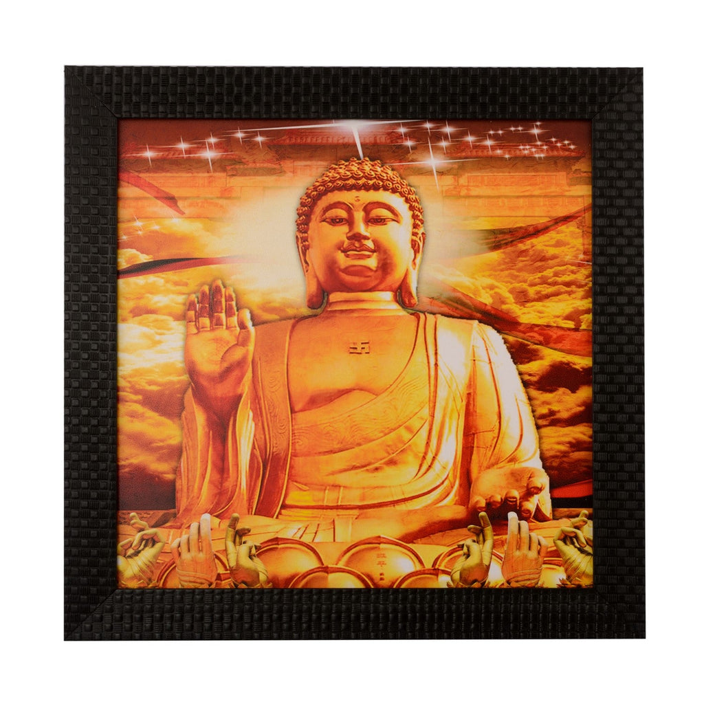 Blessing Buddha Satin Matt Texture UV Art Painting Kafalo
