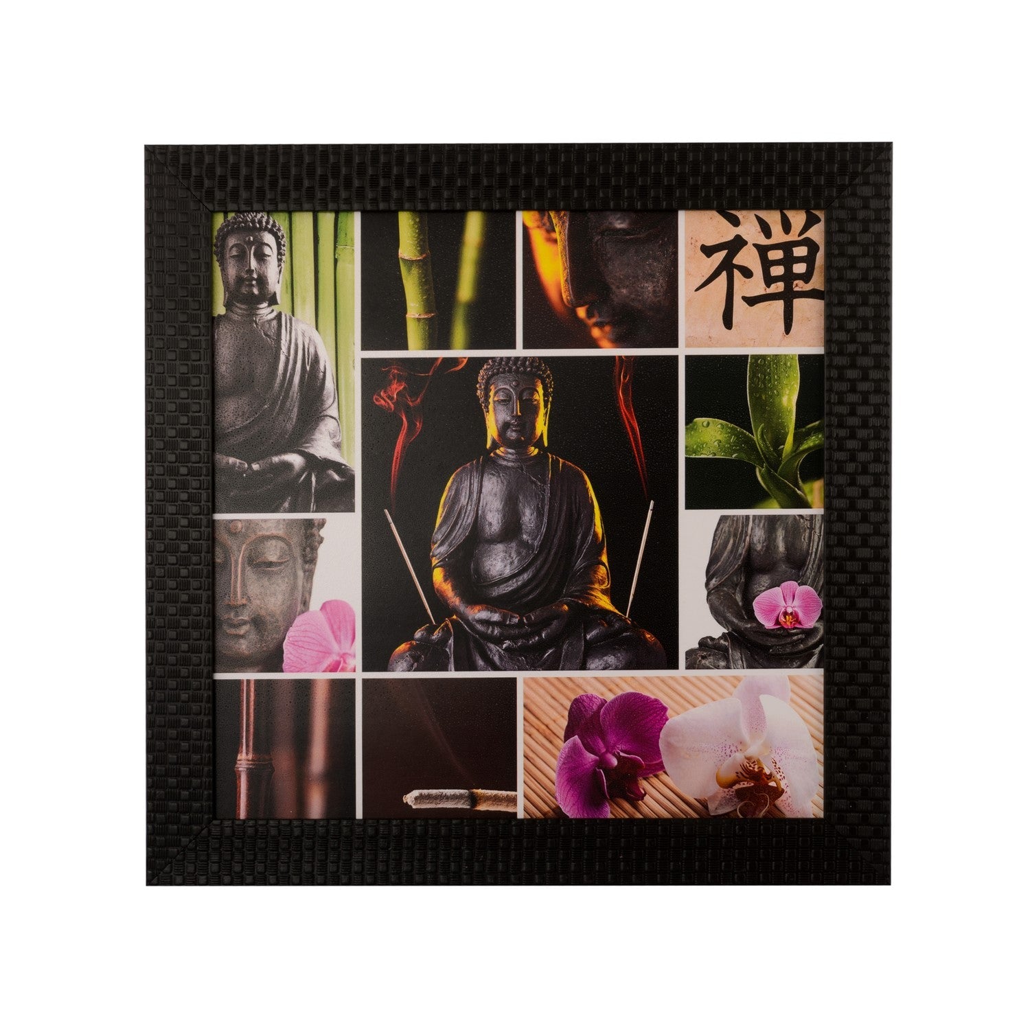 Spiritual Buddha Satin Matt Texture UV Art Painting Kafalo