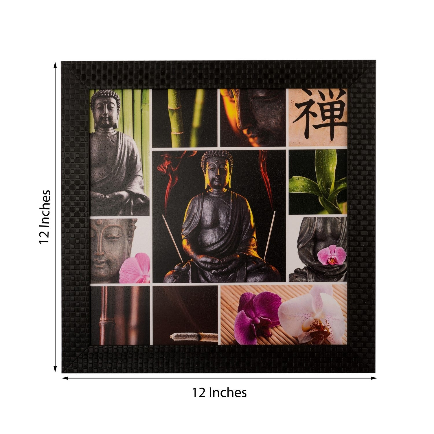 Spiritual Buddha Satin Matt Texture UV Art Painting Kafalo