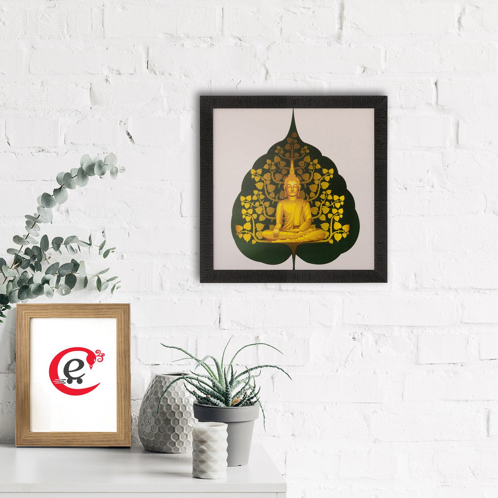 Spiritual Buddha Satin Matt Texture UV Art Painting Kafalo