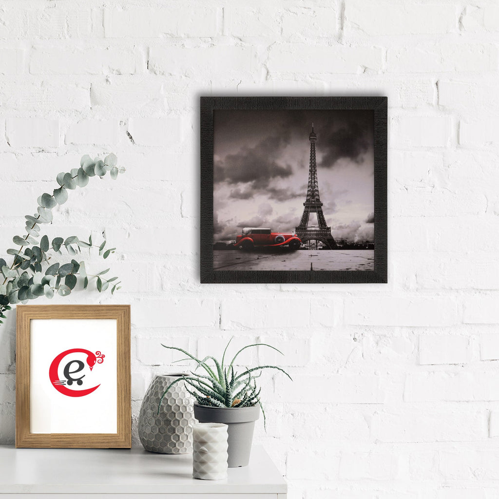 Eiffel Tower Satin Matt Texture UV Art Painting Kafalo