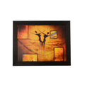 Abstract Dance Scene Satin Matt Texture UV Art Painting Kafalo