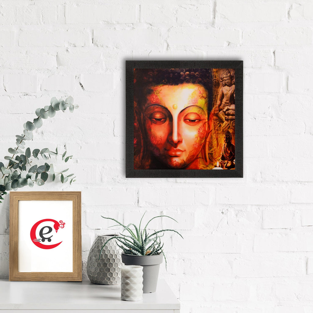 Peaceful Buddha Painting Digital Printed Religious Wall Art Kafalo