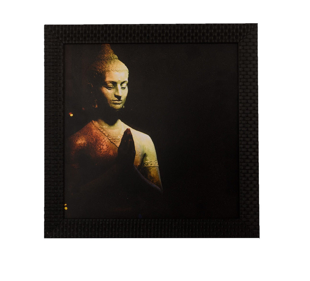 Spiritual Buddha Satin Matt Texture UV Art Painting Kafalo