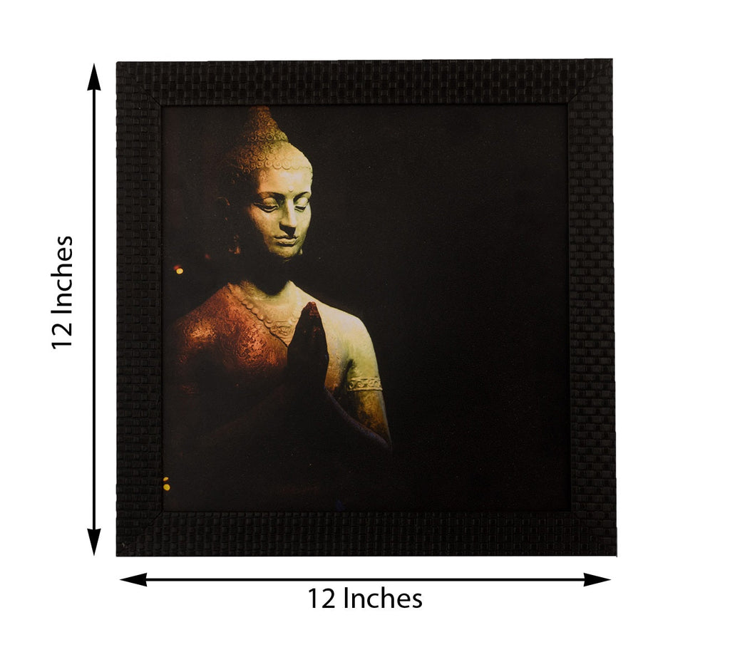 Spiritual Buddha Satin Matt Texture UV Art Painting Kafalo