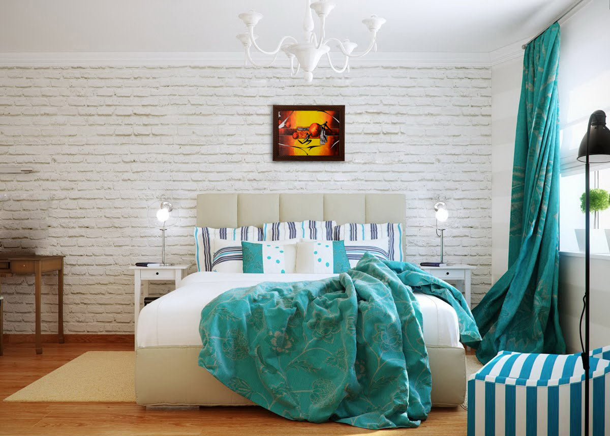 Abstract Men Satin Matt Texture UV Art Painting Kafalo