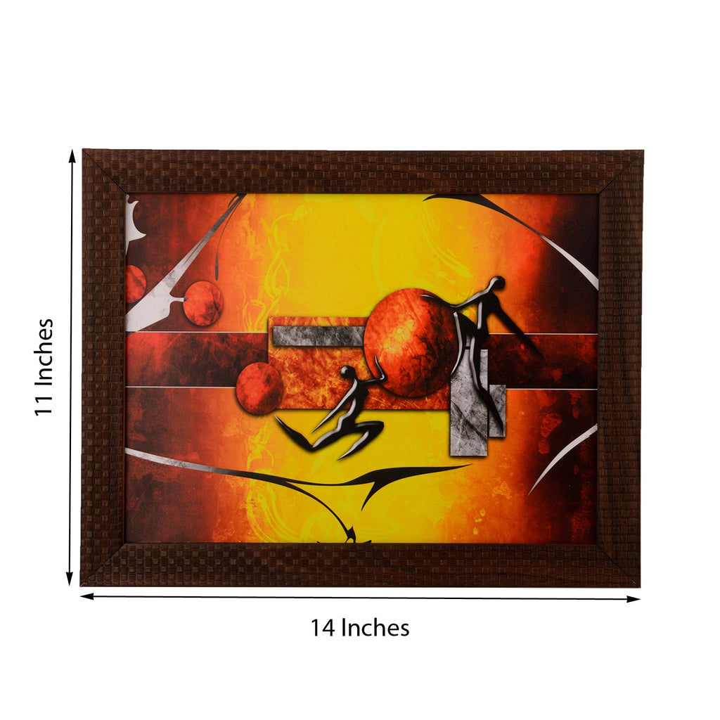 Abstract Men Satin Matt Texture UV Art Painting Kafalo