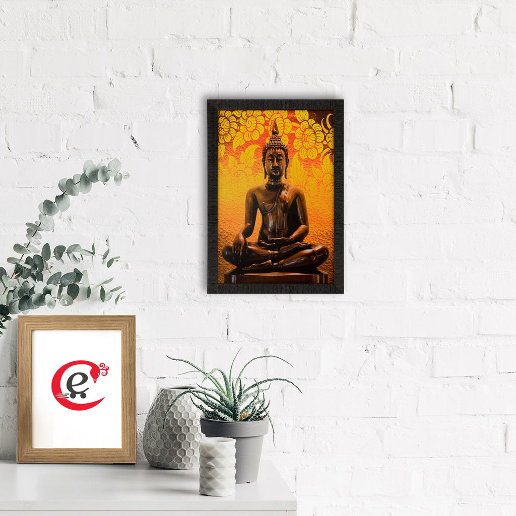 Spiritual Buddha Satin Matt Texture UV Art Painting Kafalo