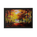 Fall Season Scenery View Satin Matt Texture UV Art Painting Kafalo