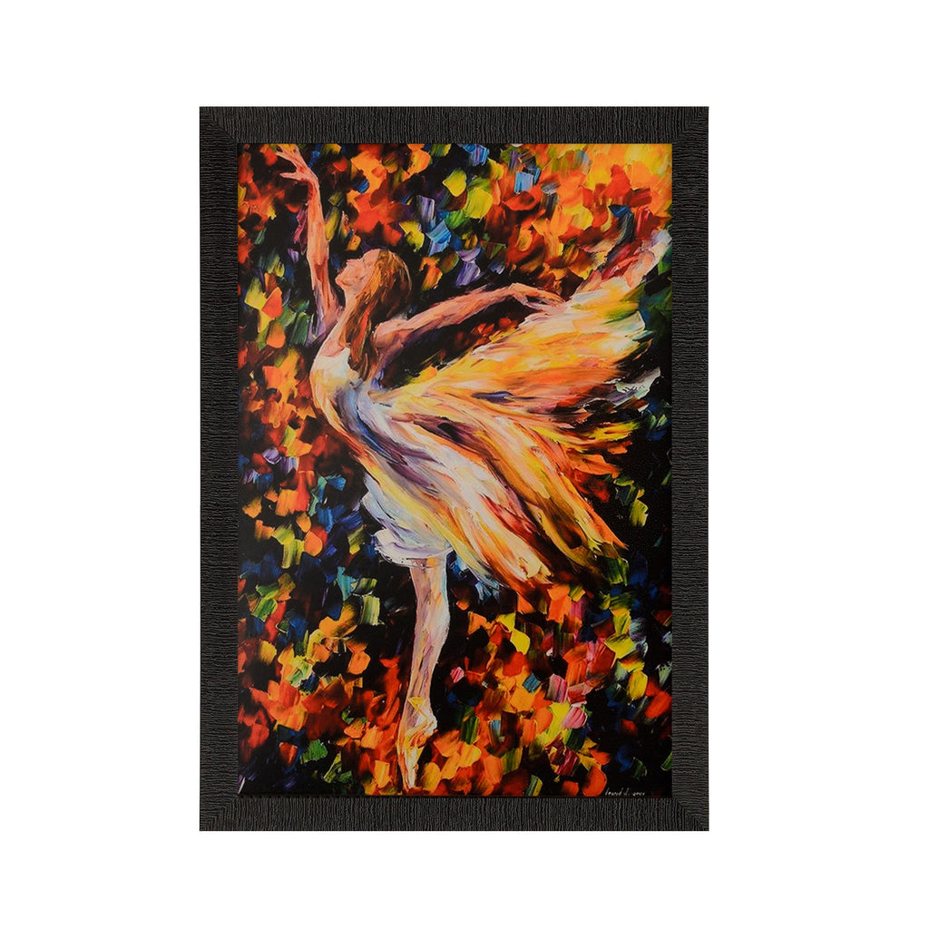 Dancing Little Angel Satin Matt Texture UV Art Painting Kafalo