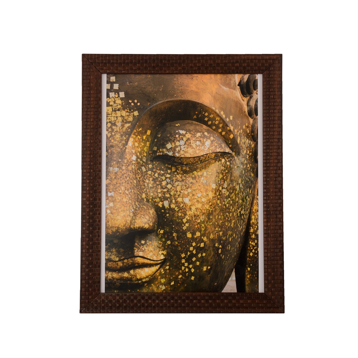Spiritual Buddha Satin Matt Texture UV Art Painting Kafalo