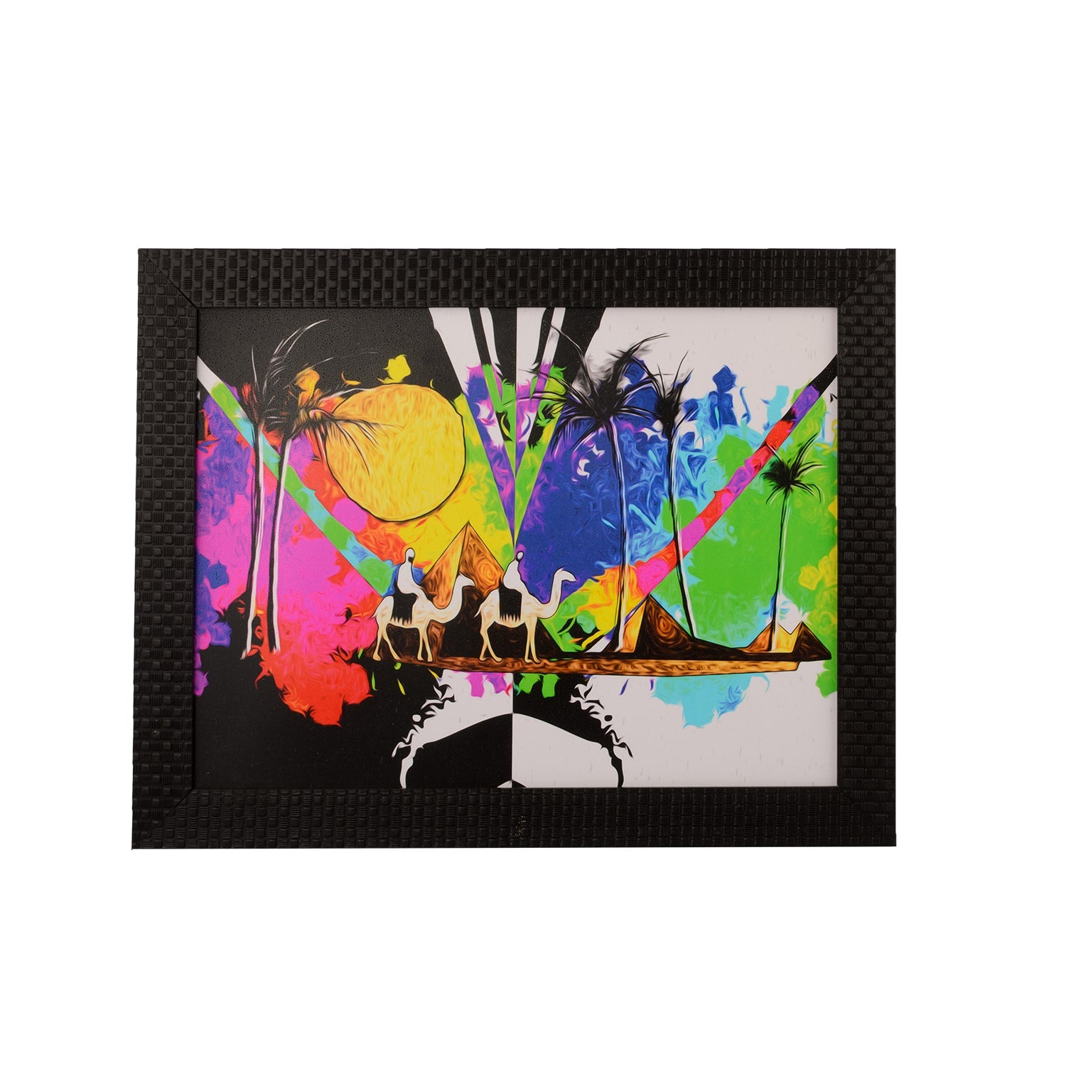 Colorful Desert View Satin Matt Texture UV Art Painting Kafalo