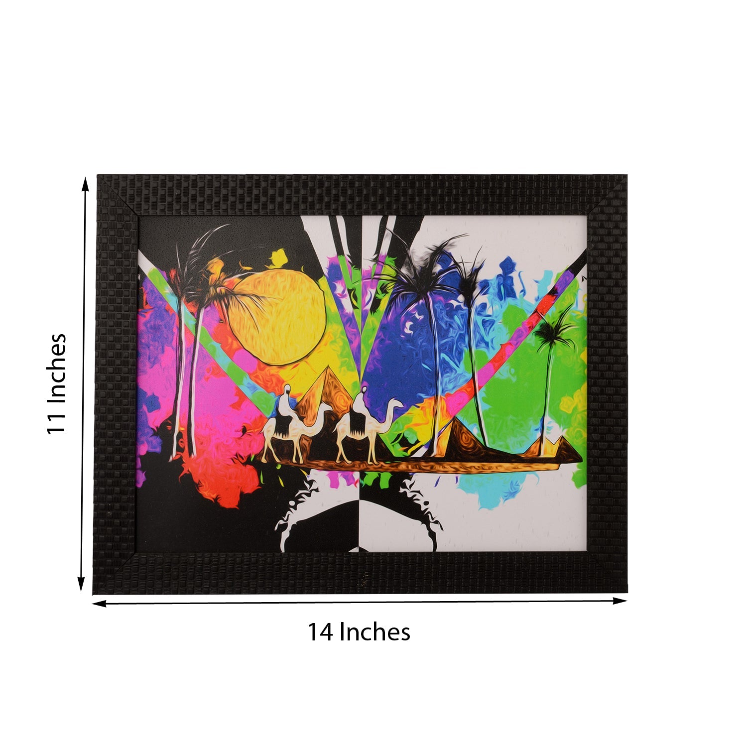 Colorful Desert View Satin Matt Texture UV Art Painting Kafalo