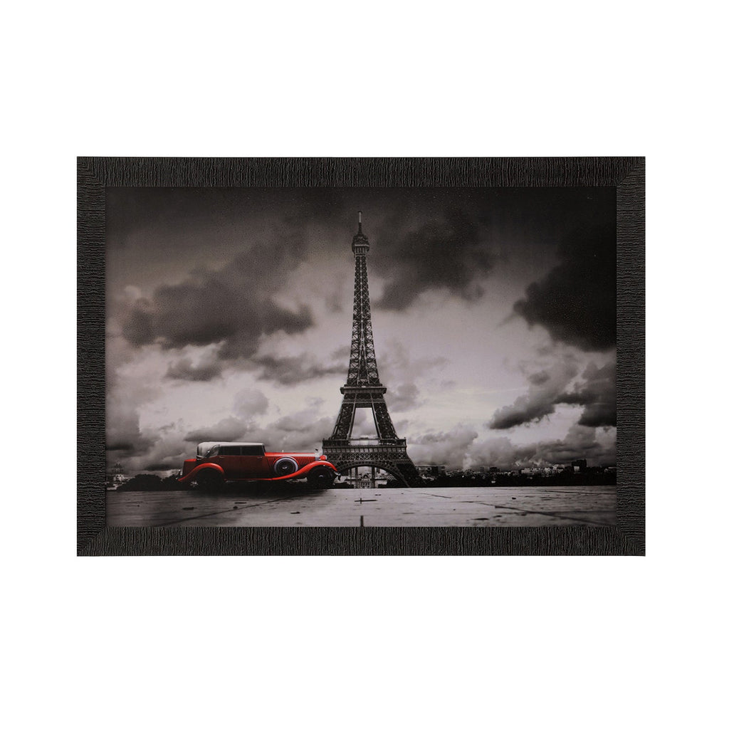 Eiffel Tower Satin Matt Texture UV Art Painting Kafalo