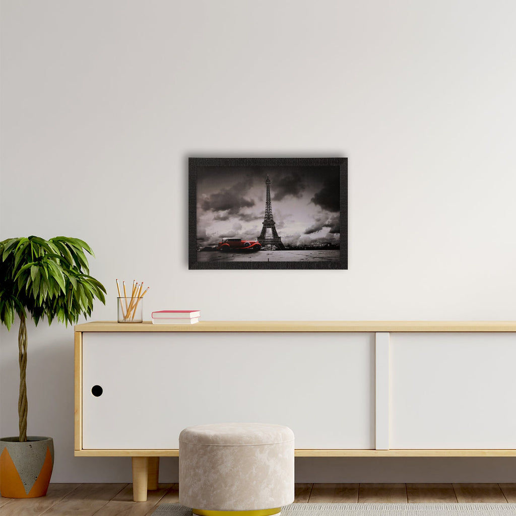Eiffel Tower Satin Matt Texture UV Art Painting Kafalo