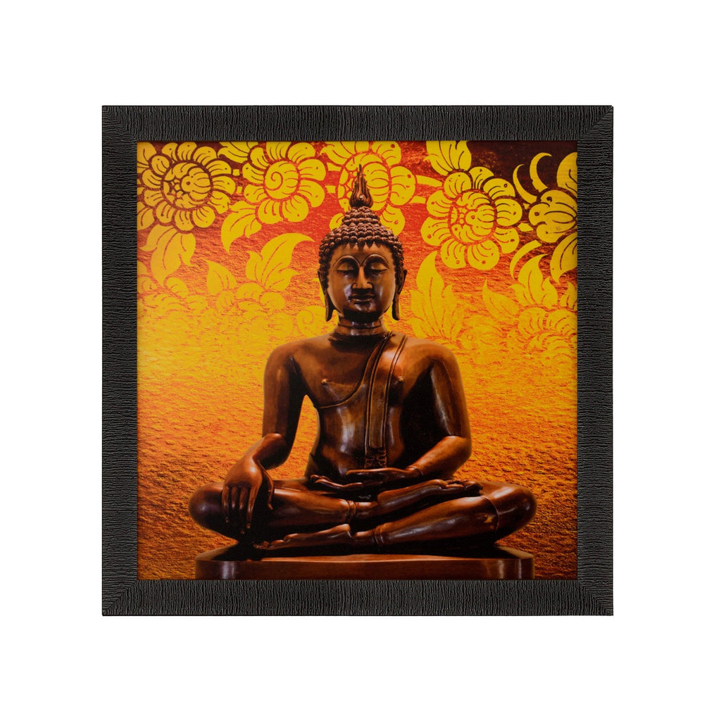 Meditating Buddha Painting Digital Printed Religious Wall Art Kafalo
