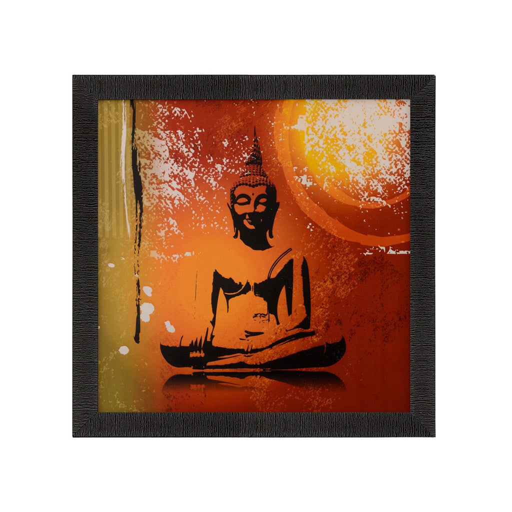 Meditating Buddha Painting Digital Printed Religious Wall Art Kafalo