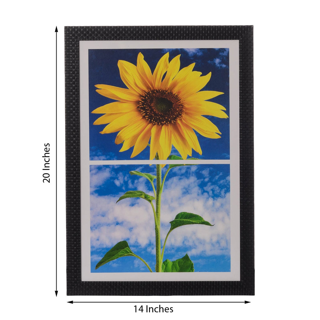 Sunflower Satin Matt Texture UV Art Painting Kafalo