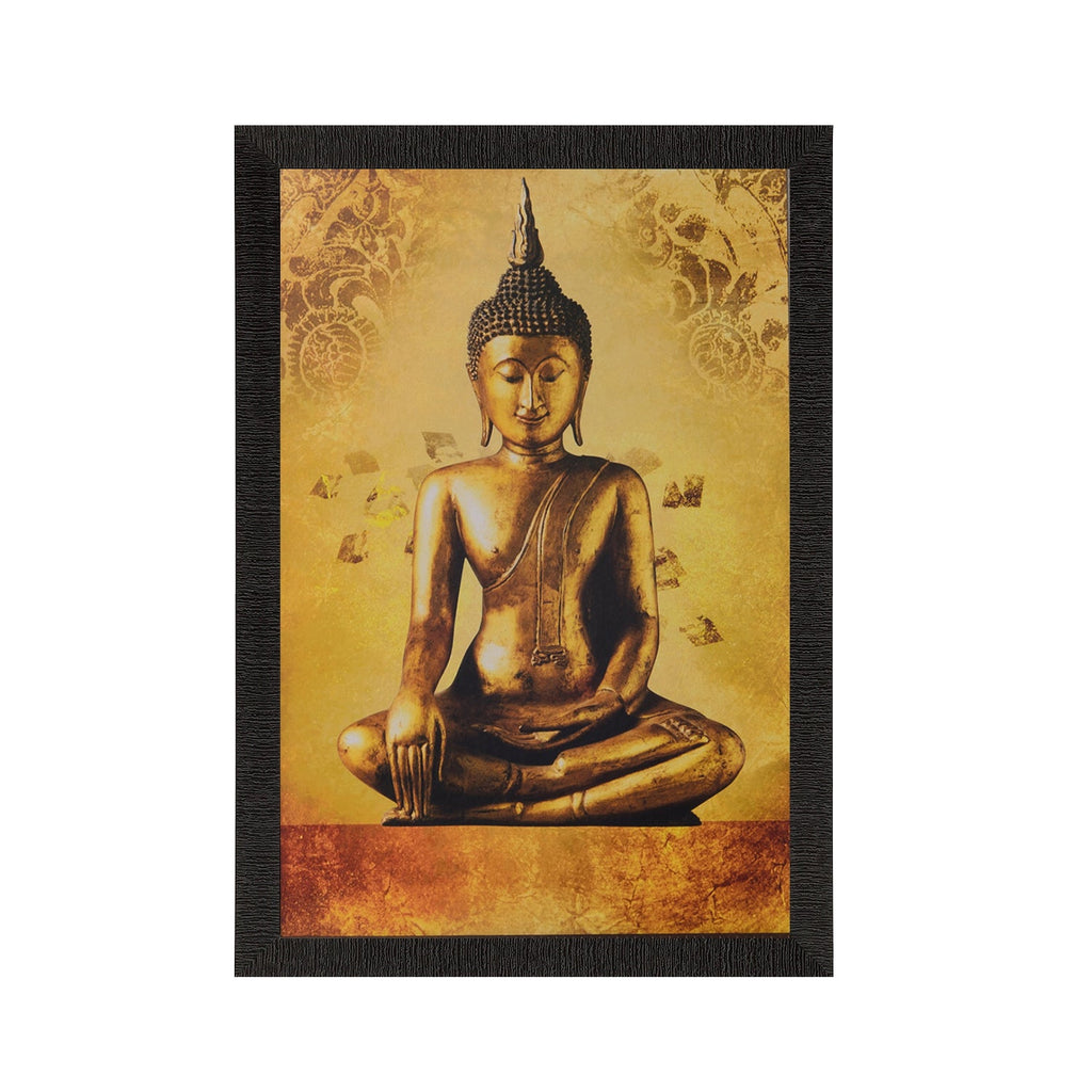 Meditating Buddha Painting Digital Printed Religious Wall Art Kafalo