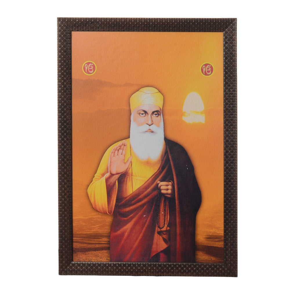 Gurunanak Satin Matt Texture UV Art Painting Kafalo