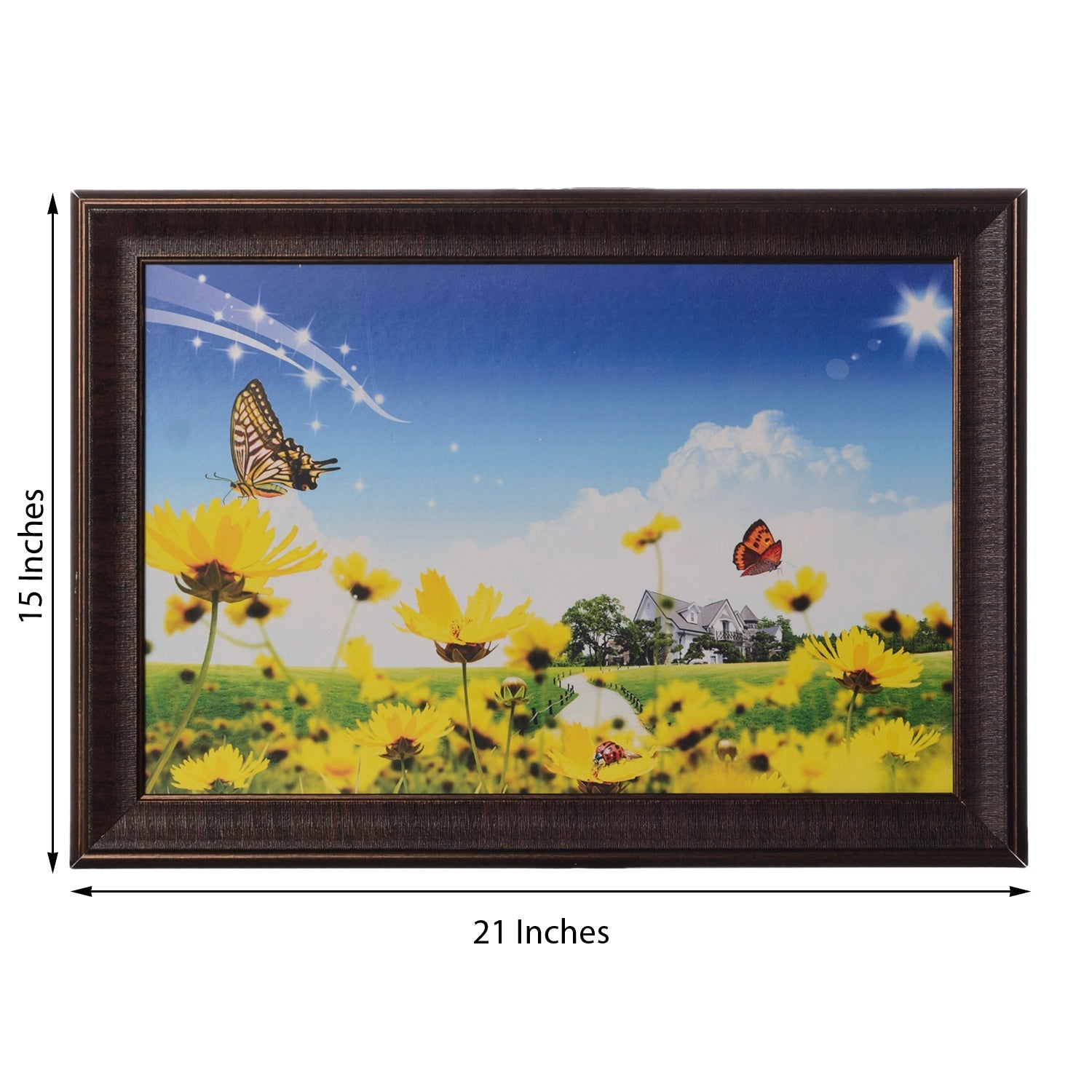 Beautiful Butterflies Satin Matt Texture UV Art Painting Kafalo