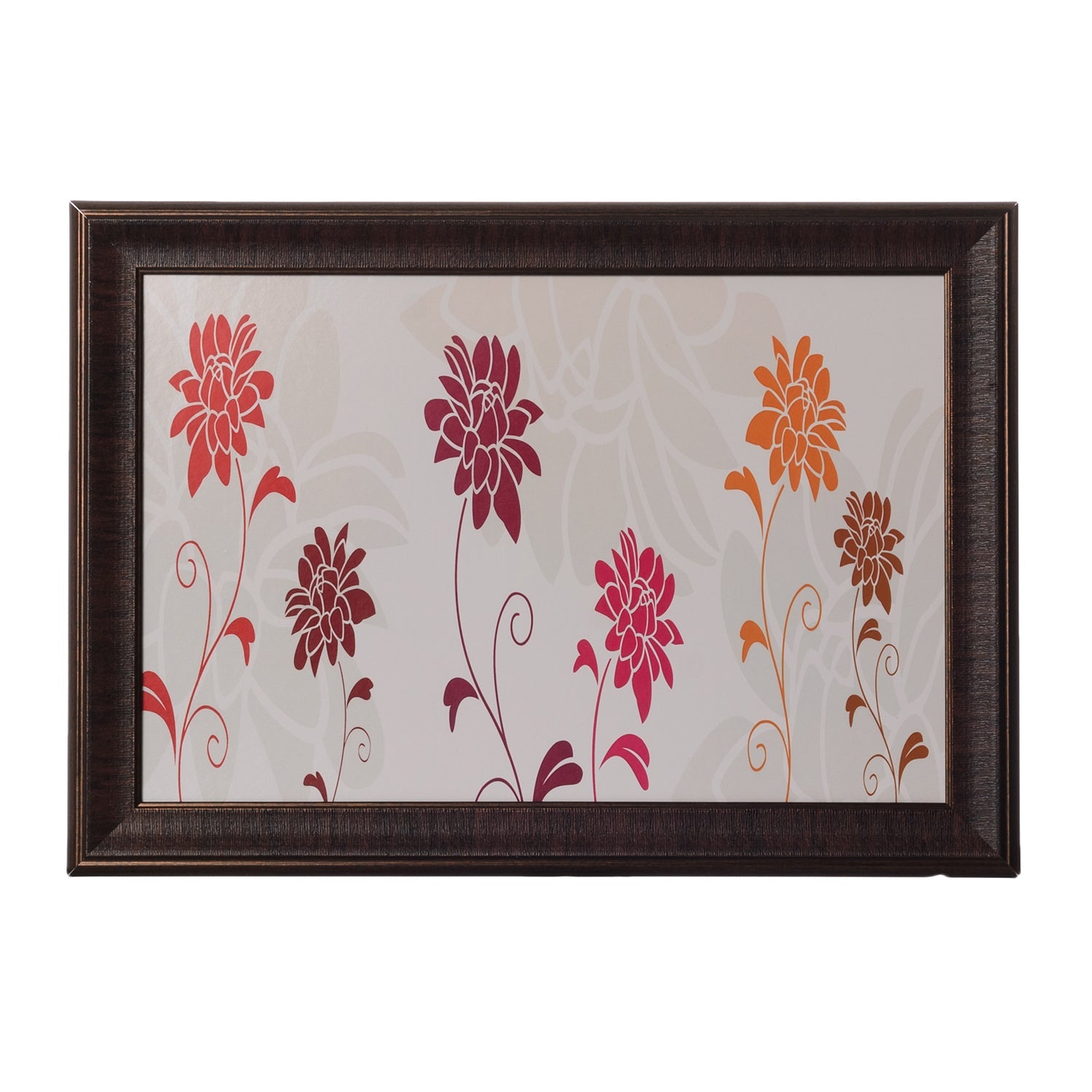 Botanical Flowers Satin Matt Texture UV Art Painting Kafalo