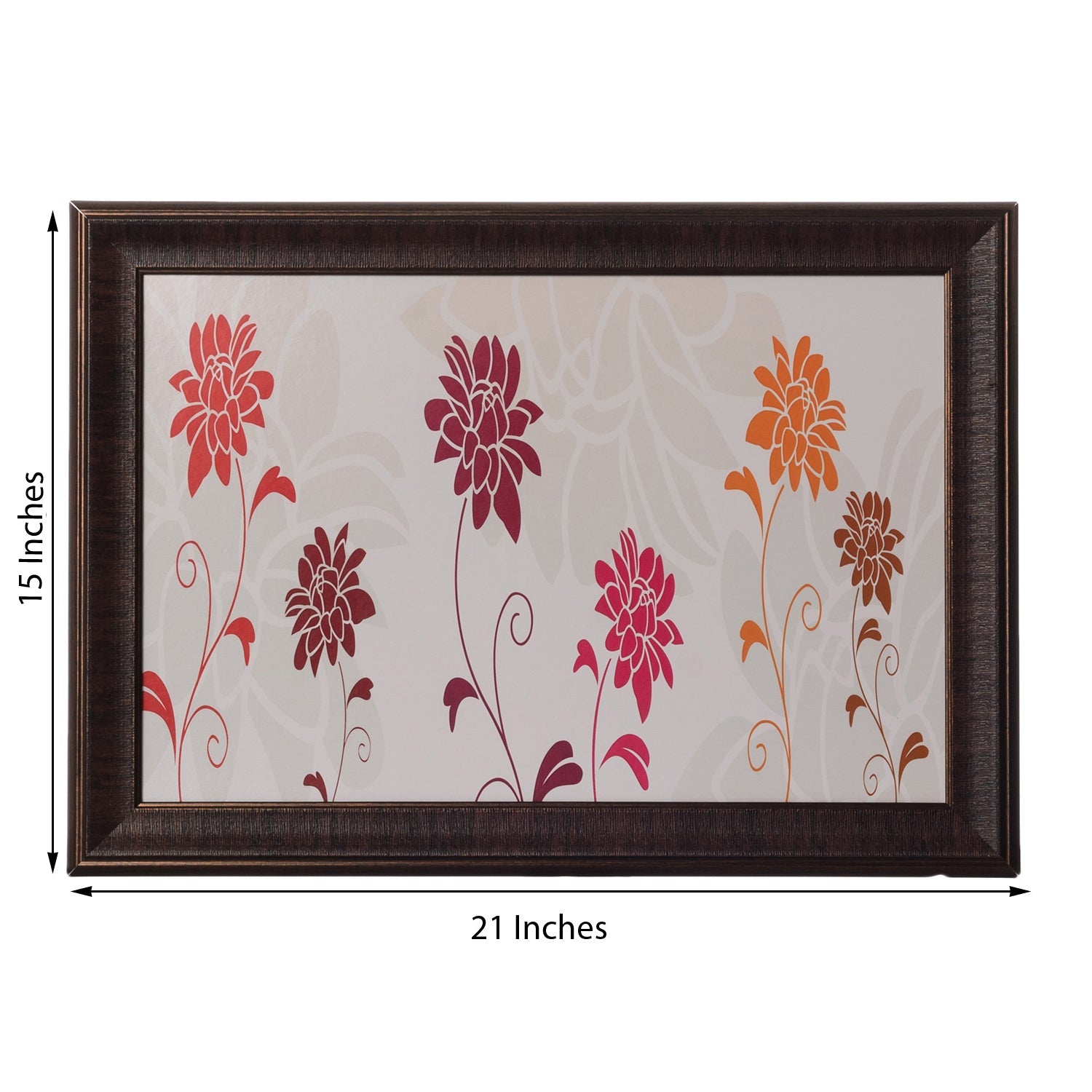 Botanical Flowers Satin Matt Texture UV Art Painting Kafalo