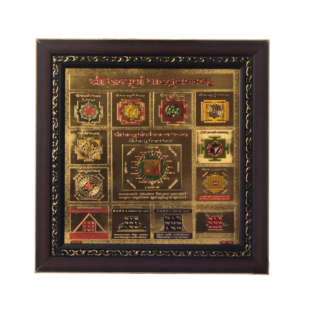 Sampurna Vastuyanta Laminated Golden Foil Kafalo