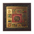 Sampurna Kuber Yantra Laminated Golden Foil Kafalo