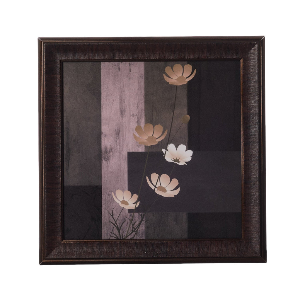 Floral Design Special Effect Sparkle Velvet Touch Reprint Kafalo