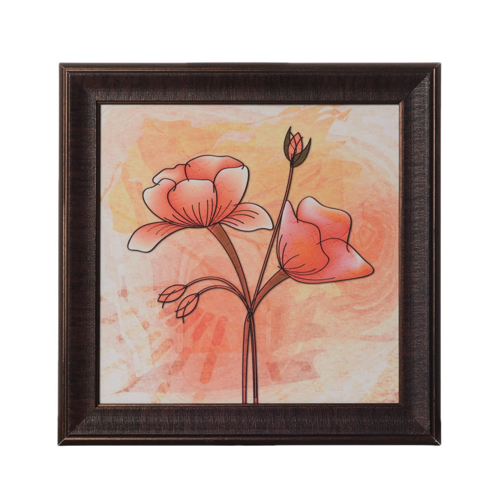 Beautiful Flower Special Effect Sparkle Velvet Touch Reprint Kafalo