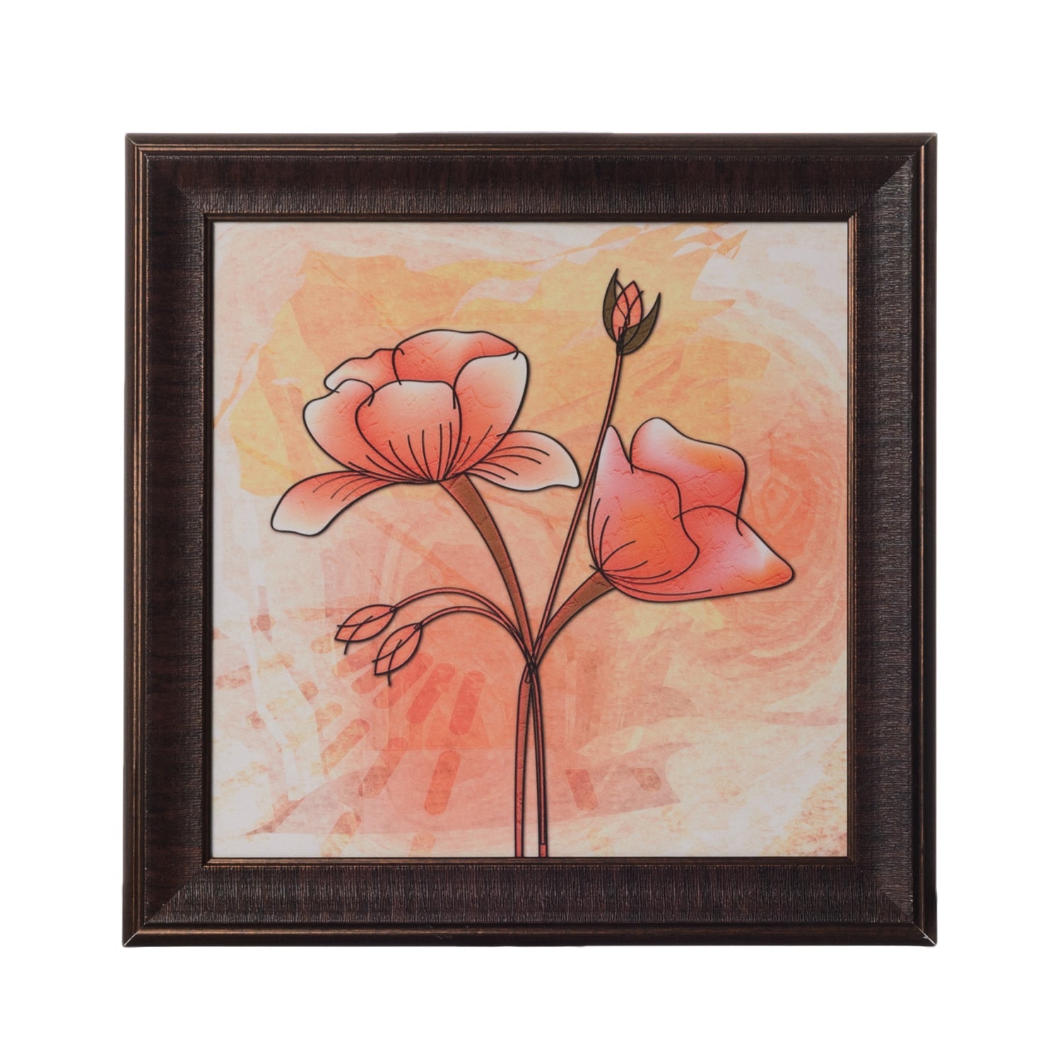 Beautiful Flower Special Effect Sparkle Velvet Touch Reprint Kafalo