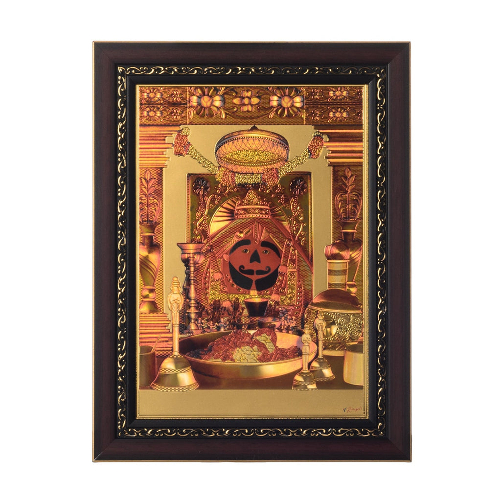 Salasar Balaji Laminated Golden Foil Kafalo