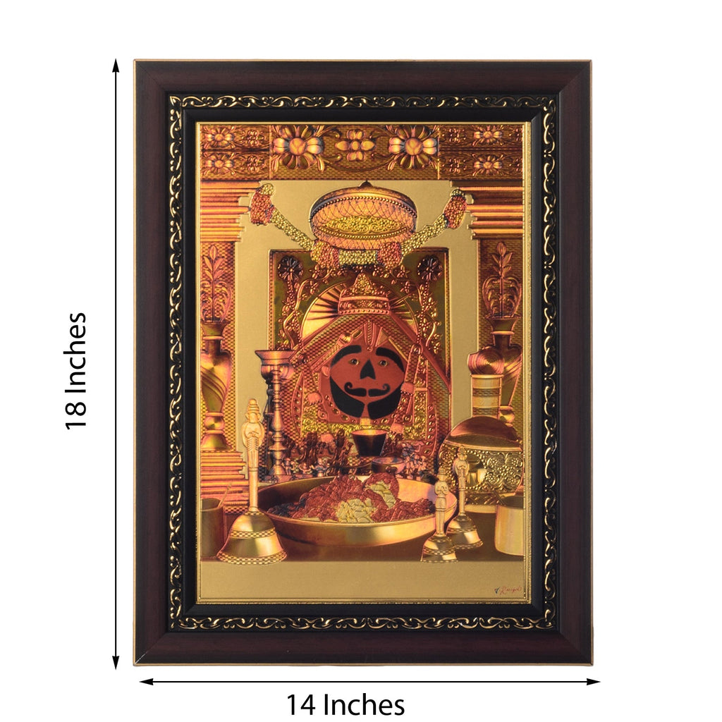 Salasar Balaji Laminated Golden Foil Kafalo