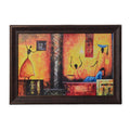 Abstract Villagers Matt Texture UV Art Painting Kafalo