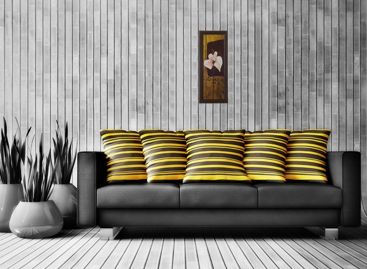 Floral Satin Matt Texture UV Art Painting Kafalo