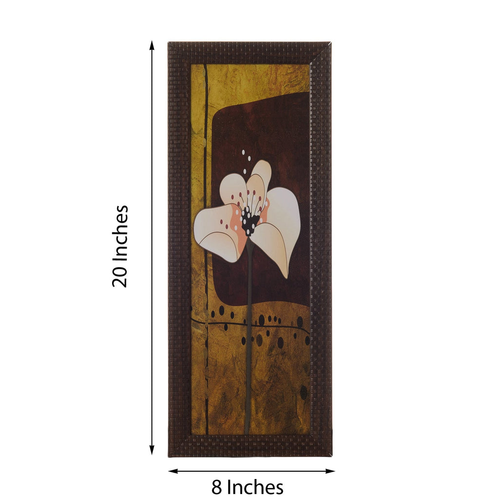 Floral Satin Matt Texture UV Art Painting Kafalo
