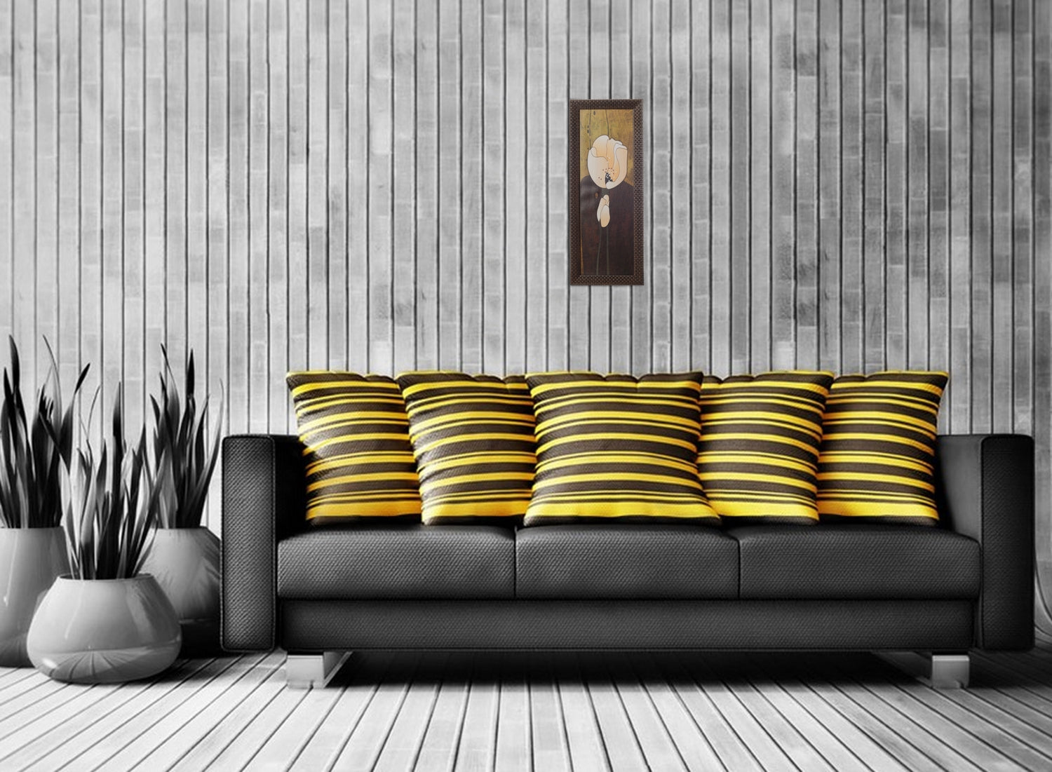 Floral Satin Matt Texture UV Art Painting Kafalo