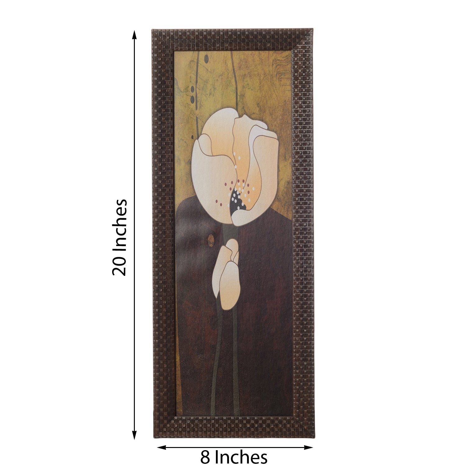 Floral Satin Matt Texture UV Art Painting Kafalo